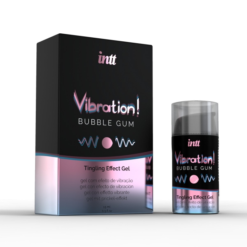 Сыворотка с вибрацией "Intt Bubble Gum" вкус Bubble Gum 