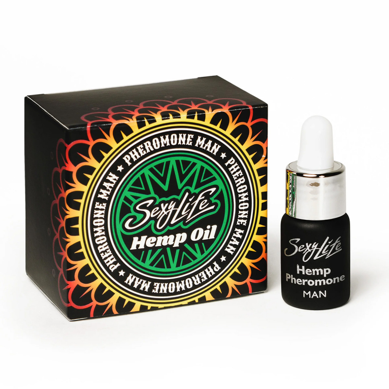 Концентрат феромонов с ароматом "Sexy Life Hemp Oil" мужской, 5ml 